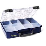 Sortimentskasten CarryLite 80 4x8-9 B337xT278xH80mm 9 Fächer blau RAACO