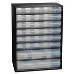 Kleinteilemagazin B306xT150xH420mm Stahlbl.34 Schubl.Poypropylen