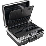 Schalenkoffer B500xT200xH420mm m.Wkz.taschen 28,1l ABS-Ku.Alu-Rahmen PROMAT