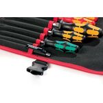 Werkzeugrolltasche 20 Fächer B740xH330mm Nyl.schwarz/rot PARAT