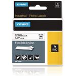 Schriftband Band-B.12mm Band-L.5,5m Vinylband schwarz auf weiß DYMO