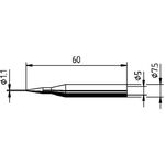 Lötspitze Serie 172 bleistiftspitz B.1,1mm 0172 BD/SB ERSA