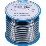 Lötdraht Massiv 3mm 250g S-Pb50Sn50 FELDER