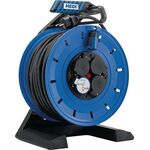 Kabeltrommel 50m H07RN-F 3x1,5mm² 290mm 4 Schutzkon.steckd.IP54 HEDI