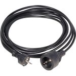 Schutzkontaktverlängerung 16 A 250 V 3x1,5mm² 10m H05VV-F schwarz JÄGER DIREKT