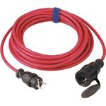 Schutzkontaktverlängerung 16 A 250 V 3x1,5mm² 25m H07RN-F rot IP44 JÄGER DIREKT