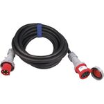 CEE-Verlängerung 63 A 400 V 25m H07RN-F 5x16mm² schwarz IP44