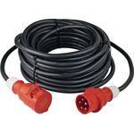 CEE-Verlängerung m.Phasenwender 32 A 400 V 10m H07RN-F 5x6 mm² schwarz IP44