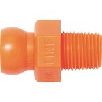 Gewindenippel Gr. 1/4 ” R 1/8 Btl. m. 4 St. Loc-Line