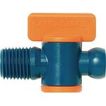 Absperrventil Gr. 1/4 ” m. AG Btl. m. 2 St. Loc-Line