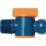 Absperrventil Gr. 1/2 ” m. AG Btl. m. 2 St. Loc-Line