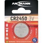Knopfzelle 3 V 620 mAh CR2450 24,5x5mm 1 St./Bl.ANSMANN