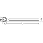 Spannzangenfutter ER Spann-D.1-7mm Schaft-D.16mm Schaft-L.150mm PROMAT