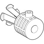 Geberit Wandbefestigung WB9N-T Flow 300, 4U Wand-WC