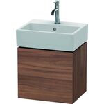 Duravit Waschtischunterbau L-CUBE 400x434x341mm Ans rechts nussbaum natur
