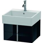 Duravit Waschtischunterbau VERO AIR 298x484x431mm schwarz hochglanz