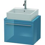 Duravit Konsolenunterschrank X-LARGE 440x600x478mm stone blue hochglanz