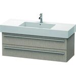 Duravit Waschtischunterbau X-LARGE 468x1200x448mm eiche kaschmir