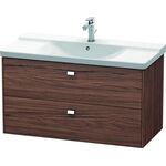 Duravit Waschtischunterbau BRIOSO Griffe chr 561x1020x479mm NB dunkel