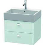 Duravit Waschtischunterbau BRIOSO Griffe chr 442x584x459mm lichtblau matt