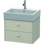 Duravit Waschtischunterbau BRIOSO Griffe Frontfarbe 442x584x459mm ta matt