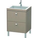 Duravit Waschtischunterbau BRIOSO 701x600x480mm m WT Vero Air Gri chr 1 HL