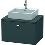 Duravit Konsolenunterschrank BRIOSO Griff chrom 442x720x550mm graphit matt