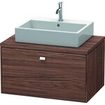 Duravit Konsolenunterschrank BRIOSO Gri chrom 442x820x550mm nussbaum dunkel
