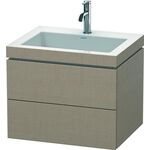 Duravit Waschtischunterbau L-CUBE m WT Vero Air 500x600x480mm 1 HL leinen