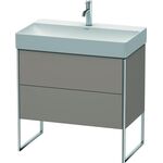 Duravit Waschtischunterbau XSQUARE 731x784x460mm basalt matt