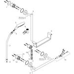 HG Brauseset RAINDANCE SELECT S 120 Unica Comfort Brauseset 1100mm L chrom