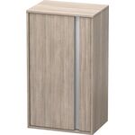 Duravit Halbhochschrank KETHO 360x500x880mm Anschlag links pine silver