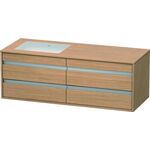 Duravit Waschtischunterbau KETHO 500x1400x496mm WT li europäische eiche