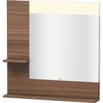 Duravit Spiegel VERO 142x800x800mm Beleuchtung nussbaum natur