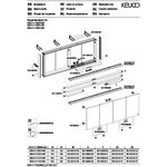 Keuco Spiegelschrank ROYAL MODULAR 2.0 Breite 1700mm Höhe 700mm Tiefe 120mm