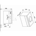 Keuco Waschtischunterbau STAGELINE 800x550x490mm vulkanit