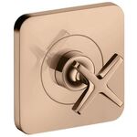 Abstelllventil AXOR CITTERIO E Unterputz 12x12 polished red gold