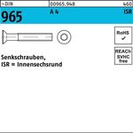 Senkschraube DIN 965 ISR M5x 10-T25 A 4 500 Stück - VPE: 500