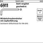Winkelschraubendreher DIN 6911 6-kt Zapfen SW 5 M6 Stahl vergütet geschw. 50St. - VPE: 50