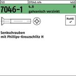 Senkschraube ISO 7046-1 PH M5x80-H 4.8 galv.verz. 200St. - VPE: 200
