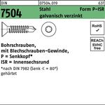 Bohrschraube DIN 7504 SEKO ISR P 3,9x19-T20 Stahl galv.verz. 1000St. - VPE: 1000