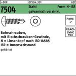 Bohrschraube DIN 7504 ISR N 3,5x9,5-T15 Stahl galv.verz. 1000St. - VPE: 1000