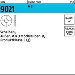 Scheibe DIN 9021 15x44x3 A 2 100 Stück - VPE: 100