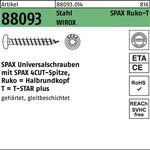 Schraube R 88093 Ruko Spitze/T-STAR 4x16/15-T20 Sta galv.verz. WIROX 200St. SPAX - VPE: 200