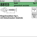 Ringschrauböse R 88133 Typ 1 30x 18(4,7/6) Stahl galv.verz. 100 Stück - VPE: 100
