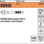 Ankerbolzen R 88561 FAZ II 24/30 A 4 4 Stück FISCHER - VPE: 4