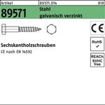Sechskantholzschraube R 89571 12x 180 Stahl galv.verz. 25 Stück - VPE: 25