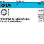 Sperrkantscheibe R 88129 NSK-K 6 A 4 1000 Stück TECKENTRUP - VPE: 1000