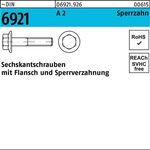 Sechskantschraube DIN 6921 Flansch M10x 50 A 2 Sperrzahnung 100 Stück - VPE: 100
