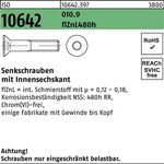 Senkschraube ISO 10642 Innen-6kt M12x30 010.9 flZnL 480h zinklamellenb. 100St. - VPE: 100
